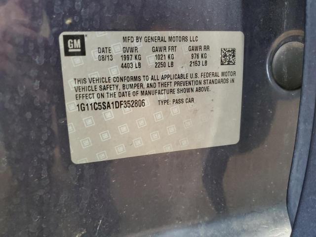 2013 CHEVROLET MALIBU 1LT - 1G11C5SA1DF352806
