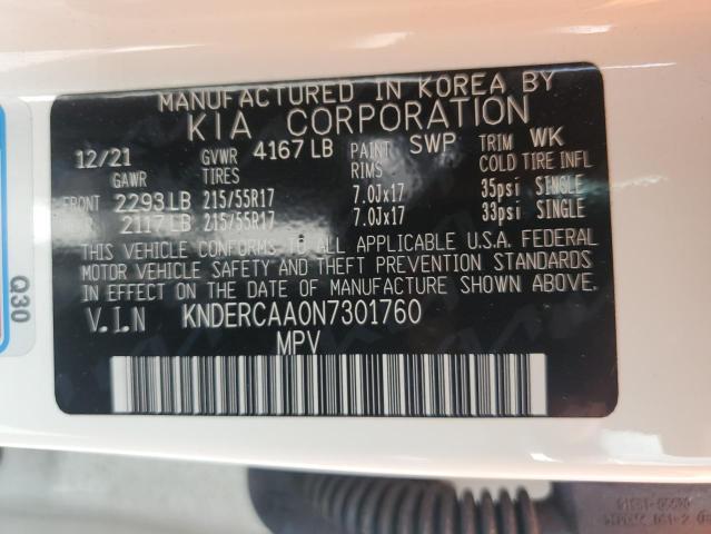 2022 KIA SELTOS EX - KNDERCAA0N7301760