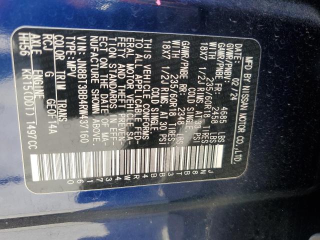 2024 NISSAN ROGUE SV - JN8BT3BB4RW437160