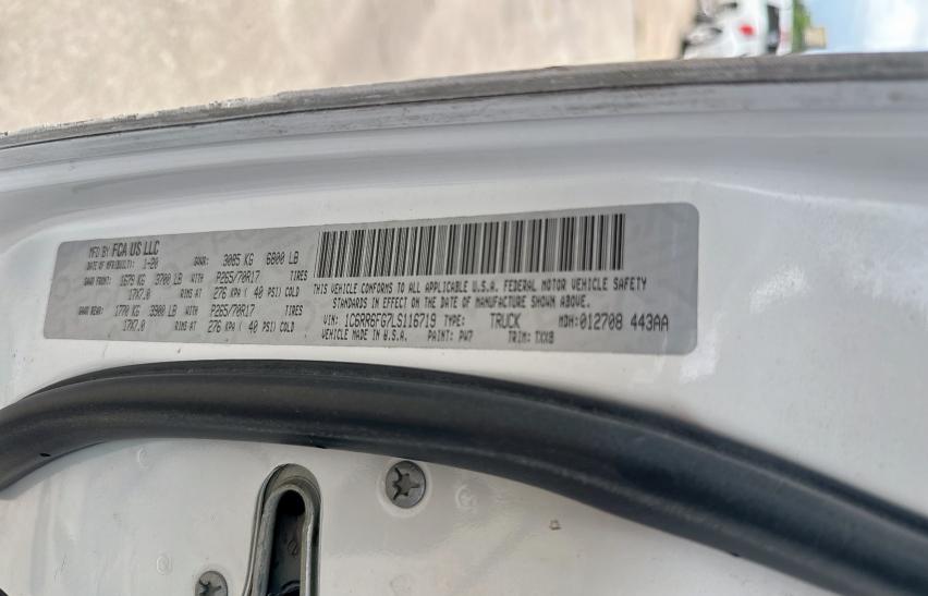 2020 RAM 1500 CLASS 1C6RR6FG7LS116719