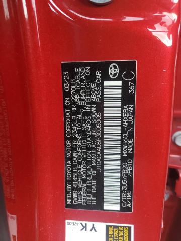 2023 TOYOTA PRIUS LE JTDACAAU6P3005005