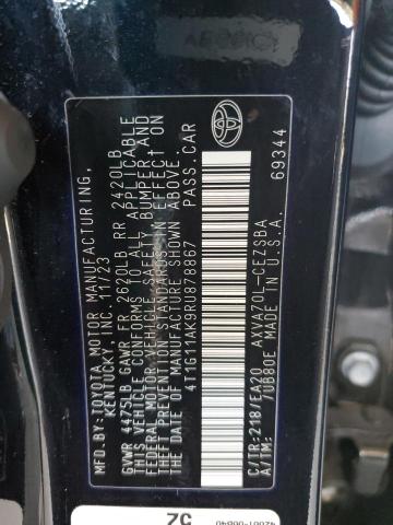 2024 TOYOTA CAMRY SE N - 4T1G11AK9RU878867