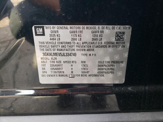 2018 GMC TERRAIN SL 3GKALMEV5JL334749