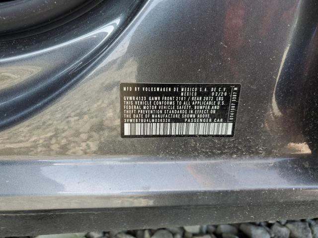 2020 VOLKSWAGEN JETTA SEL 3VWEB7BU4LM036328