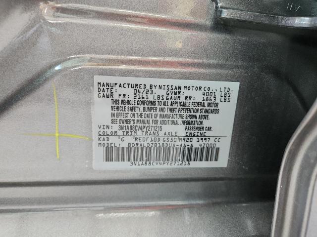 2023 NISSAN SENTRA SV 3N1AB8CV4PY271215