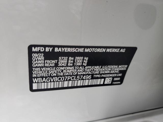 2023 BMW M850XI WBAGV8C07PCL57496
