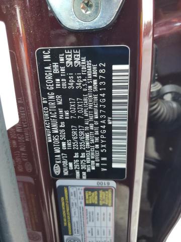2018 KIA SORENTO LX 5XYPG4A37JG413782