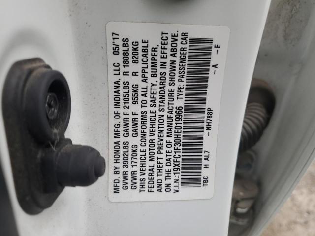 2017 HONDA CIVIC EX - 19XFC1F30HE019966
