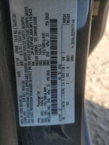 2019 FORD FIESTA SE 3FADP4EJ8KM116543