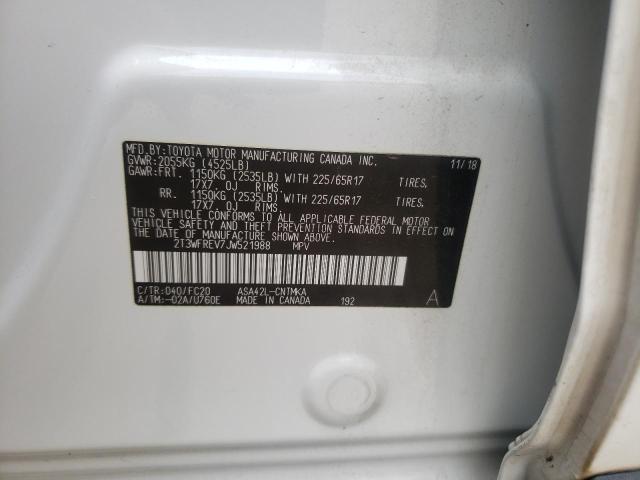 2018 TOYOTA RAV4 ADVEN 2T3WFREV7JW521988