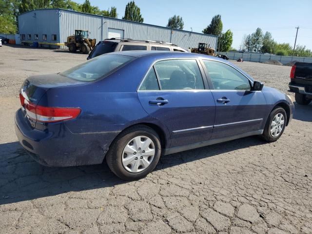HONDA ACCORD LX 2004 blue  gas 1HGCM563X4A087679 photo #4