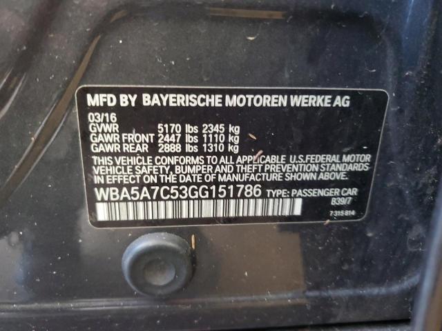 2016 BMW 528 XI WBA5A7C53GG151786