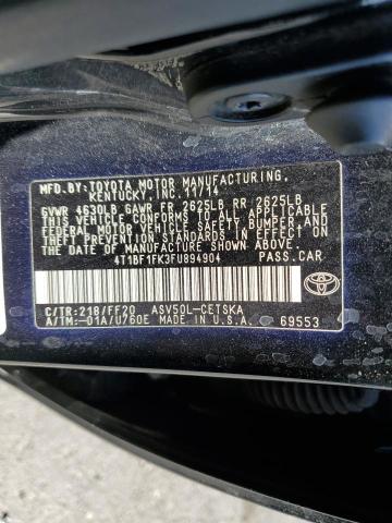 2015 TOYOTA CAMRY LE - 4T1BF1FK3FU894904