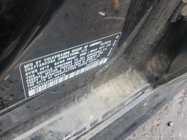 2017 VOLKSWAGEN PASSAT R-L 1VWDT7A37HC029173