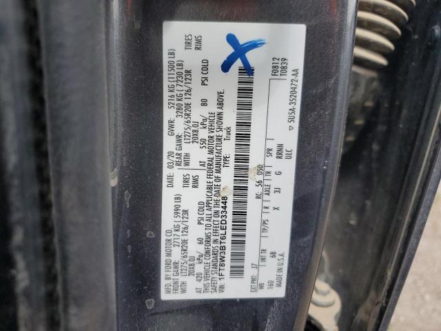 2020 FORD F350 SUPER 1FT8W3BT6LED33448
