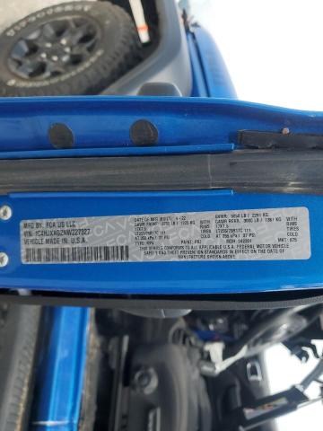 2022 JEEP WRANGLER S 1C4HJXAG2NW227327