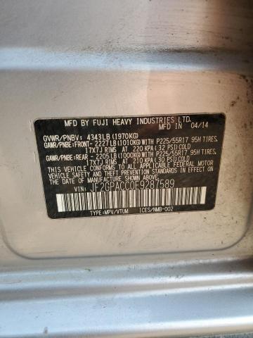 2014 SUBARU XV CROSSTR - JF2GPACC0E9287589