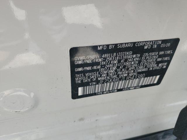 2020 SUBARU FORESTER S JF2SKARC2LH543380