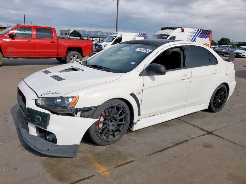 MITSUBISHI LANCER EVO 2011 white  gas JA32W8FV2BU012962 photo #1