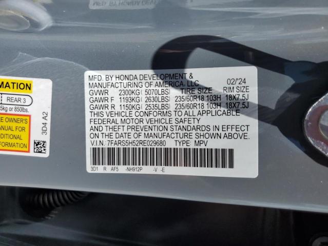 2024 HONDA CR-V SPORT 7FARS5H52RE029680