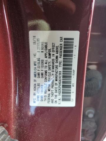 2016 HONDA ACCORD EXL 1HGCR2F84GA242369