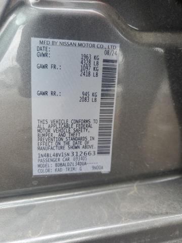 2025 NISSAN ALTIMA S - 1N4BL4BV1SN312663