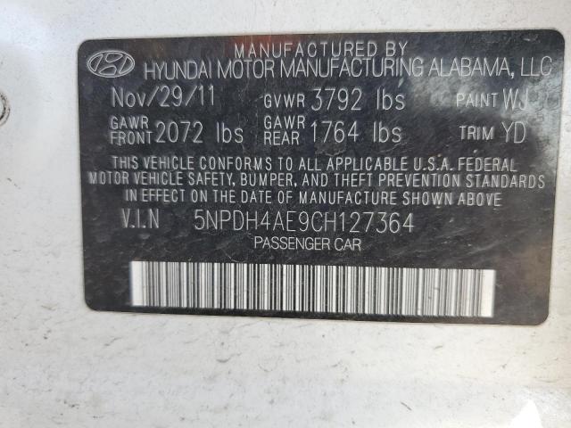 2012 HYUNDAI ELANTRA GL - 5NPDH4AE9CH127364