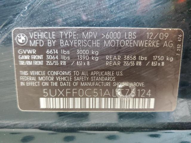 2010 BMW X5 XDRIVE3 - 5UXFF0C51ALT76124