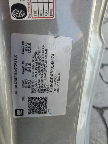 2023 CHEVROLET CAMARO LS 1G1FB1RX7P0145274