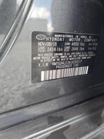 2019 GENESIS G70 PRESTI KMTG34LE3KU030577