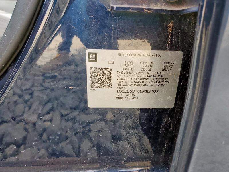 2020 CHEVROLET MALIBU LT 1G1ZD5ST6LF009022
