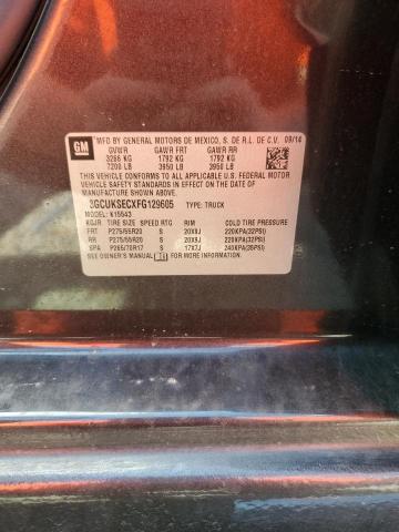 2015 CHEVROLET SILVERADO - 3GCUKSECXFG129605