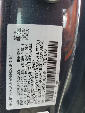 2019 ACURA RDX 5J8TC2H35KL035439
