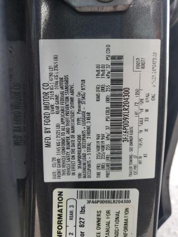 2020 FORD FUSION TIT - 3FA6P0D9XLR204300
