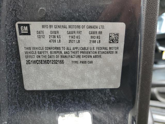 2013 CHEVROLET IMPALA LTZ - 2G1WC5E36D1202166