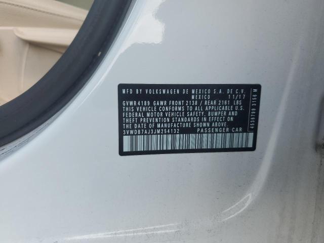 2018 VOLKSWAGEN JETTA SE 3VWDB7AJ3JM254132