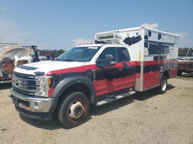 FORD F550 SUPER 2017 red chassis diesel 1FD0X5HT7HEE07590 photo #1