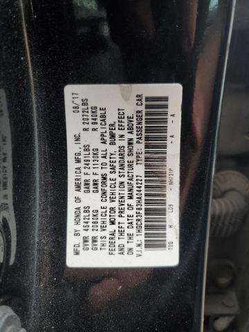 2017 HONDA ACCORD EXL 1HGCR3F83HA044227
