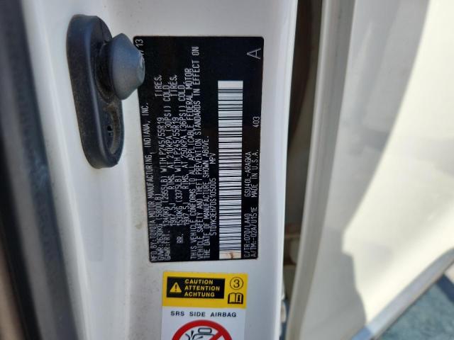 2013 TOYOTA HIGHLANDER - 5TDYK3EH7DS105005