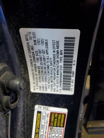 2016 HONDA CR-V SE 2HKRM4H44GH712101