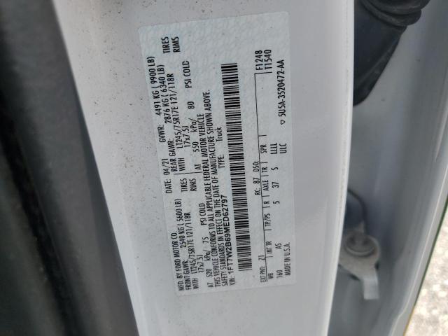 2021 FORD F250 SUPER - 1FT7W2B69MED62797