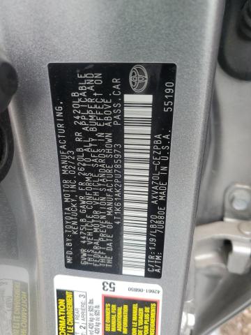 2023 TOYOTA CAMRY XSE - 4T1K61AK2PU785973