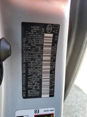 2011 TOYOTA COROLLA BA - 2T1BU4EE0BC746711
