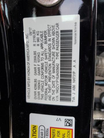 2018 HONDA ACCORD LX - 1HGCV1F16JA005642