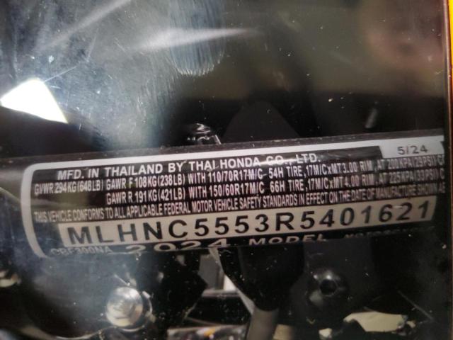 2024 HONDA CBF300 NA MLHNC5553R5401621