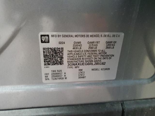 2024 CHEVROLET EQUINOX LT 3GNAXUEG6RL285162