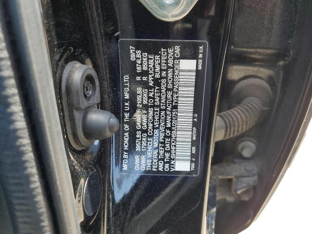 2018 HONDA CIVIC EX - SHHFK7H59JU201751