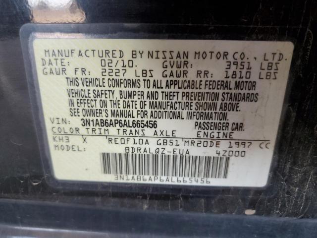 2010 NISSAN SENTRA 2.0 - 3N1AB6AP6AL665456