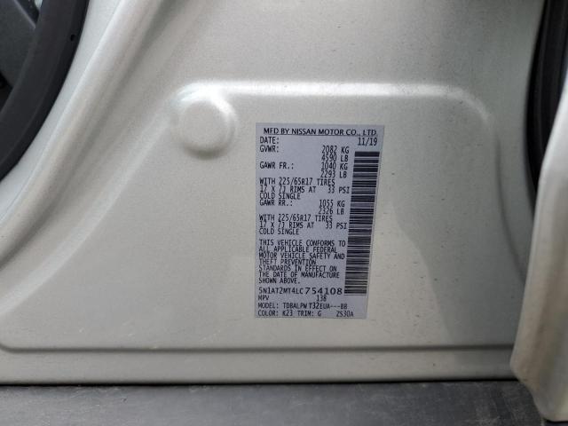 2020 NISSAN ROGUE S - 5N1AT2MT4LC754108