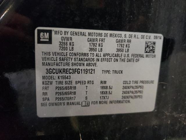 2015 CHEVROLET 1500 3GCUKREC3FG119121